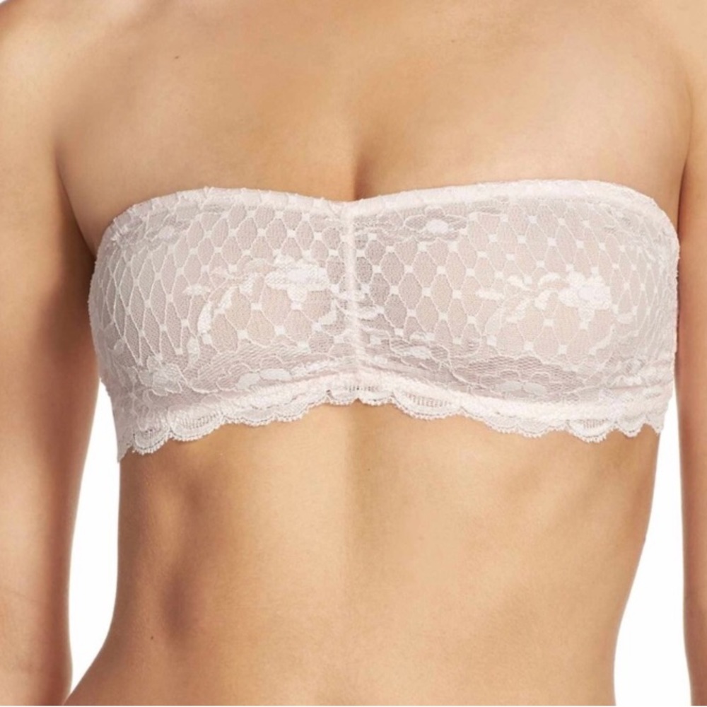 FREE PEOPLE essential lace bandeau intimately free people nude tube top bra